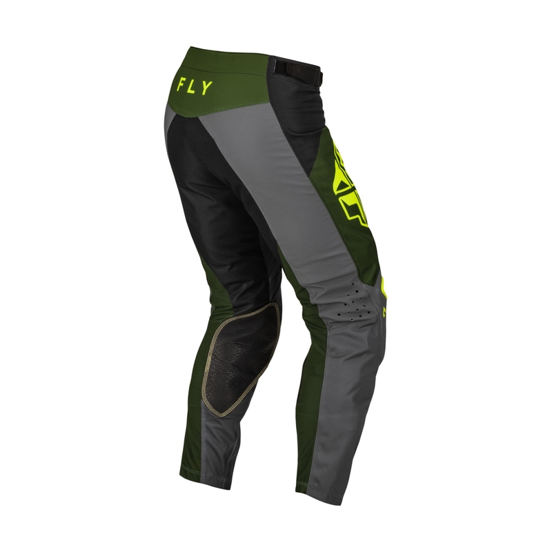 Pantaloni de motocross FLY Racing Kinetic Jet negru-verde hi-vis negru-verde lichidare