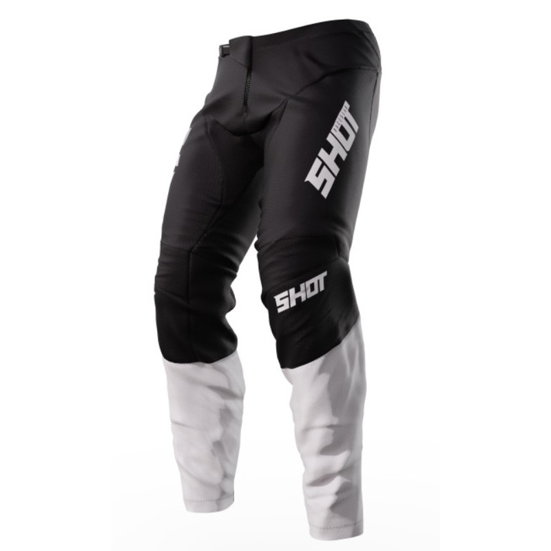 Shot Devo Reflex Pantaloni Motocross negru și alb lichidare