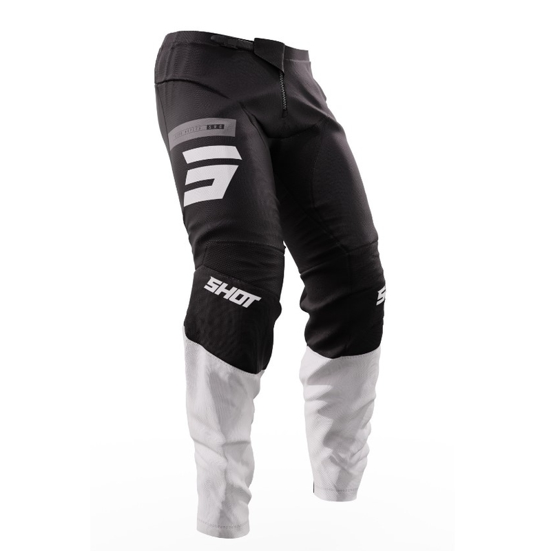 Shot Devo Reflex Pantaloni Motocross negru și alb lichidare