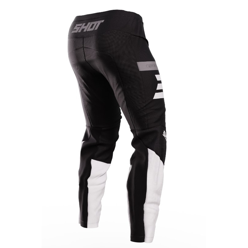 Shot Devo Reflex Pantaloni Motocross negru și alb lichidare