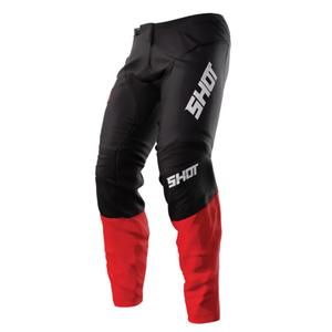 Shot Devo Reflex Pantaloni Motocross negru și roșu