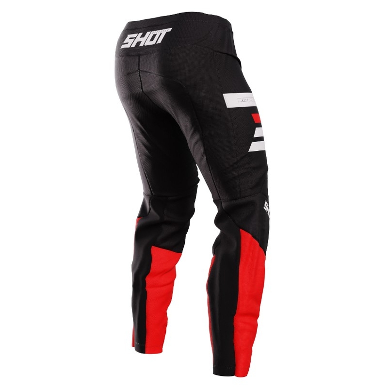 Shot Devo Reflex Pantaloni Motocross negru și roșu lichidare