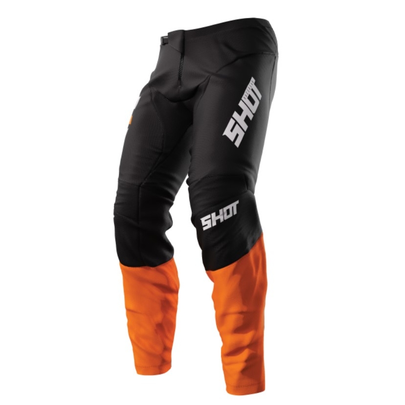 Shot Devo Reflex Pantaloni de motocros negru-portocaliu lichidare