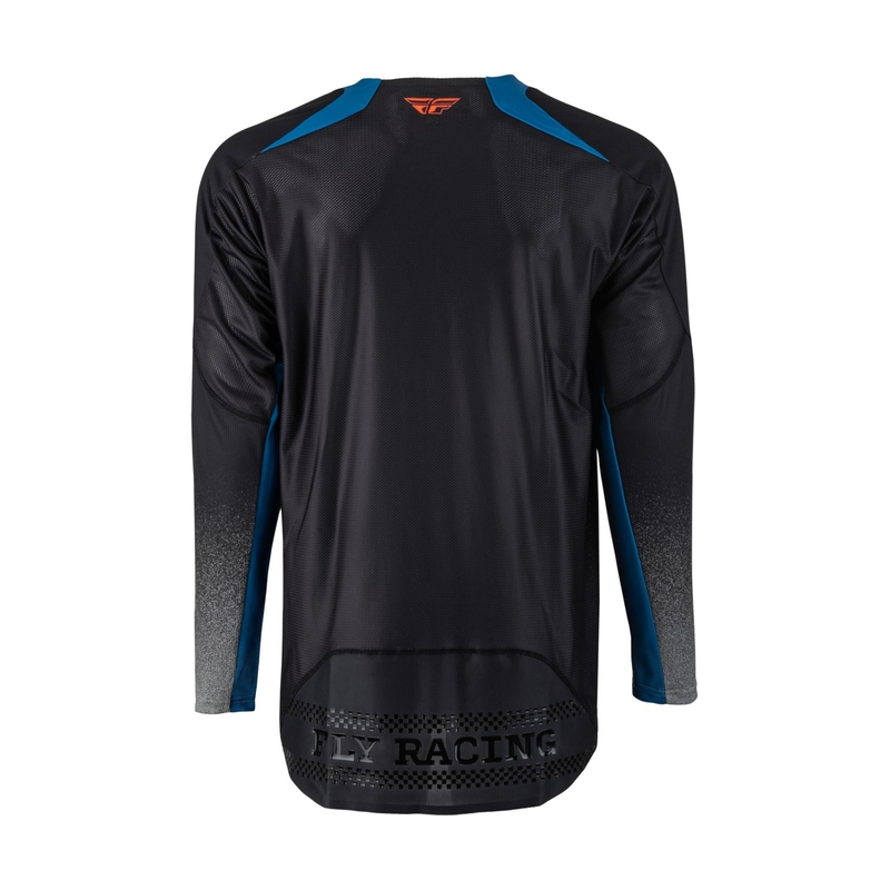 Tricou de motocros FLY Racing Evolution DST. albastru-gri-negru lichidare
