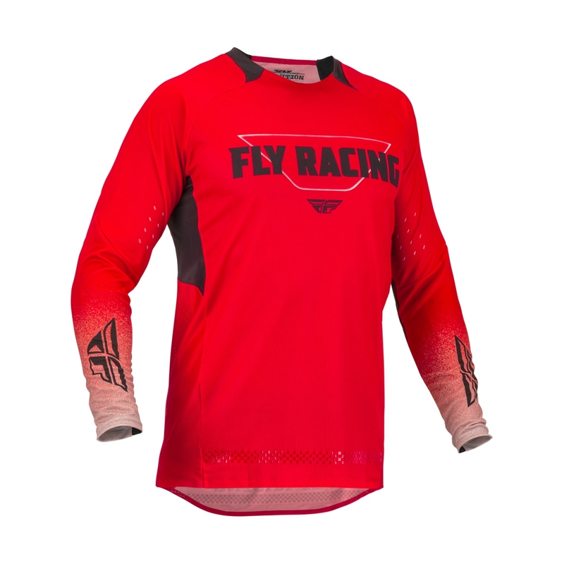 Tricou de motocros FLY Racing Evolution DST. gri-roșu lichidare