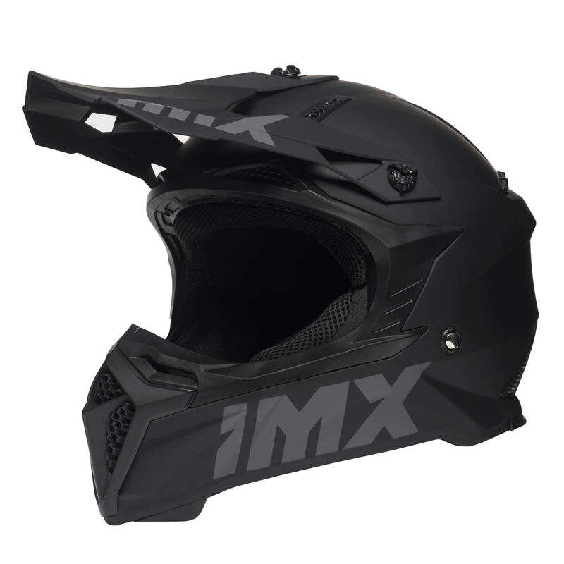 Cască de motocros iMX FMX-02 negru mat