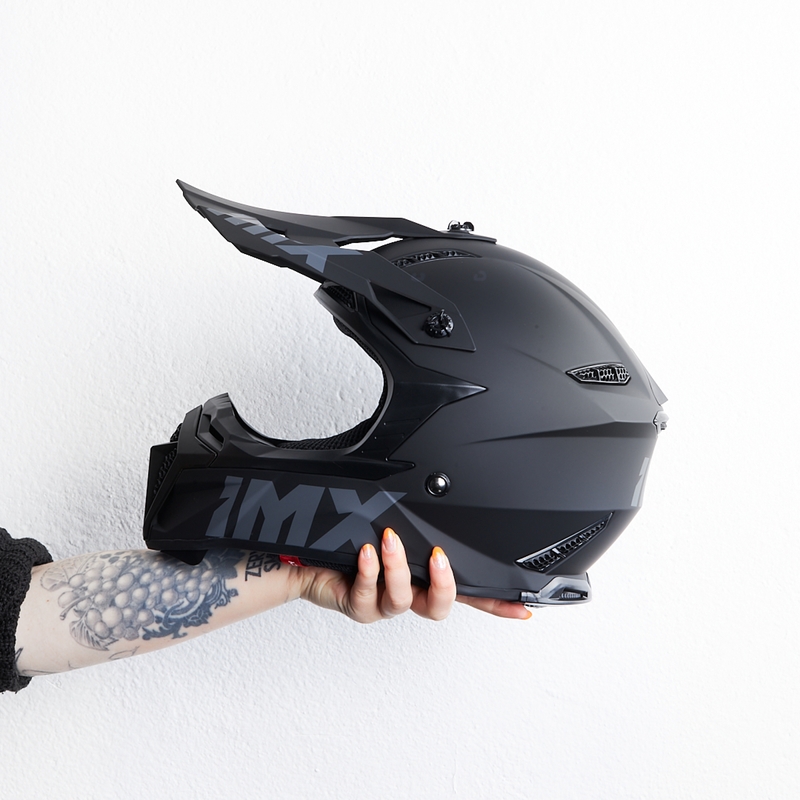 Cască de motocros iMX FMX-02 negru mat