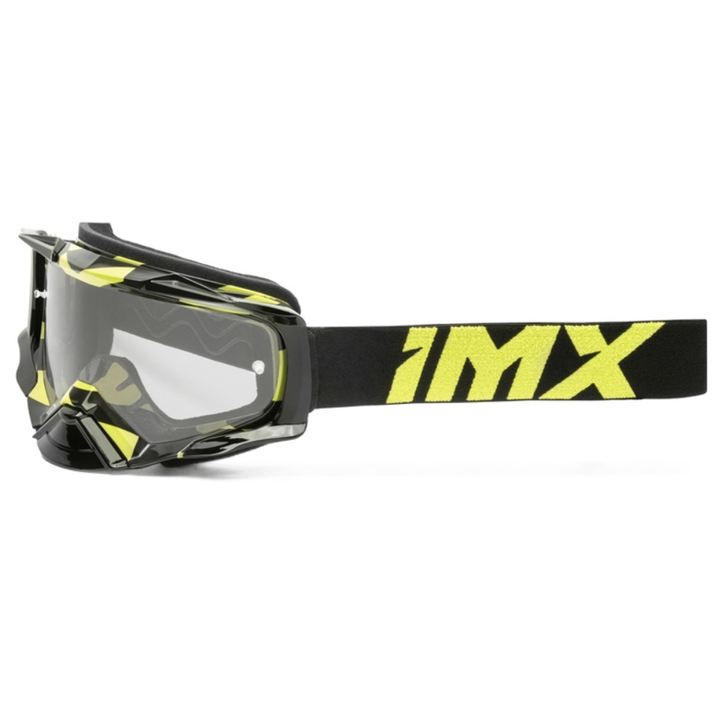 Ochelari de motocros iMX Dust Graphic negru-galben-fluo