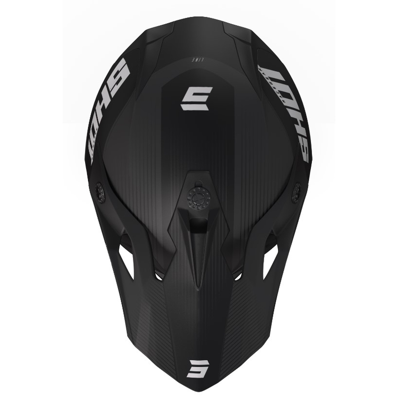 Cască de motocross Shot Pulse Line gri mat