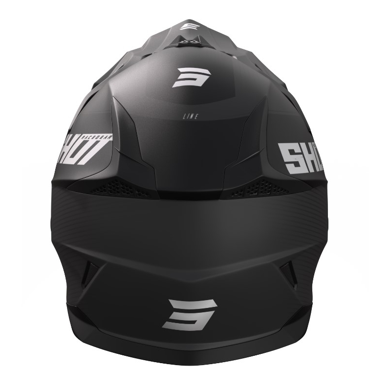 Cască de motocross Shot Pulse Line gri mat