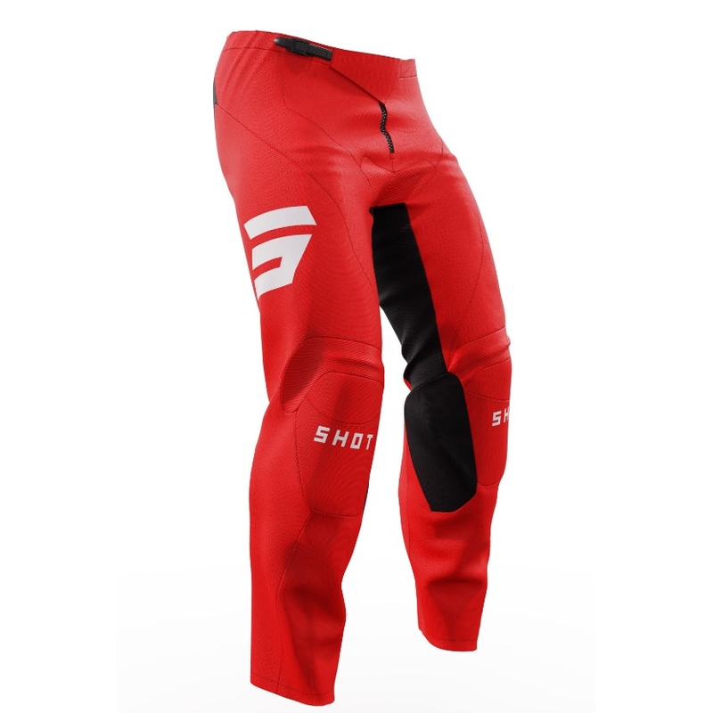 Shot Raw Escape Pantaloni Motocross negru și roșu lichidare