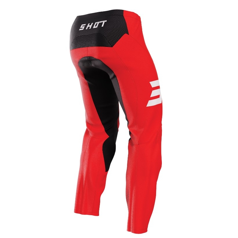 Shot Raw Escape Pantaloni Motocross negru și roșu lichidare