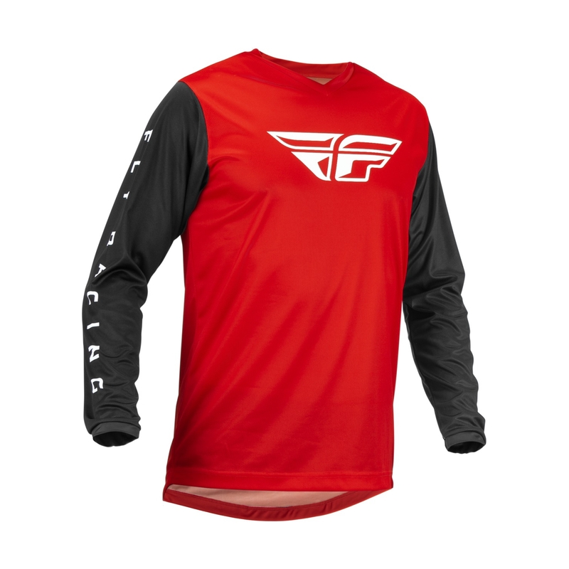Tricou de motocros FLY Racing F-16 2023 negru-roșu