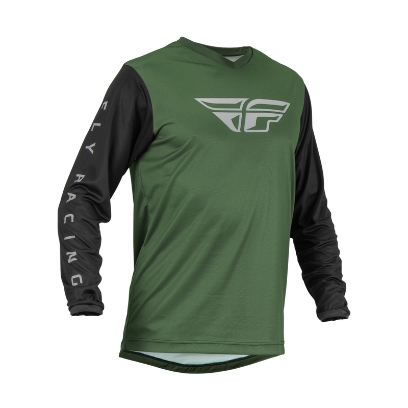 Tricou de motocros FLY Racing F-16 2023 verde-negru