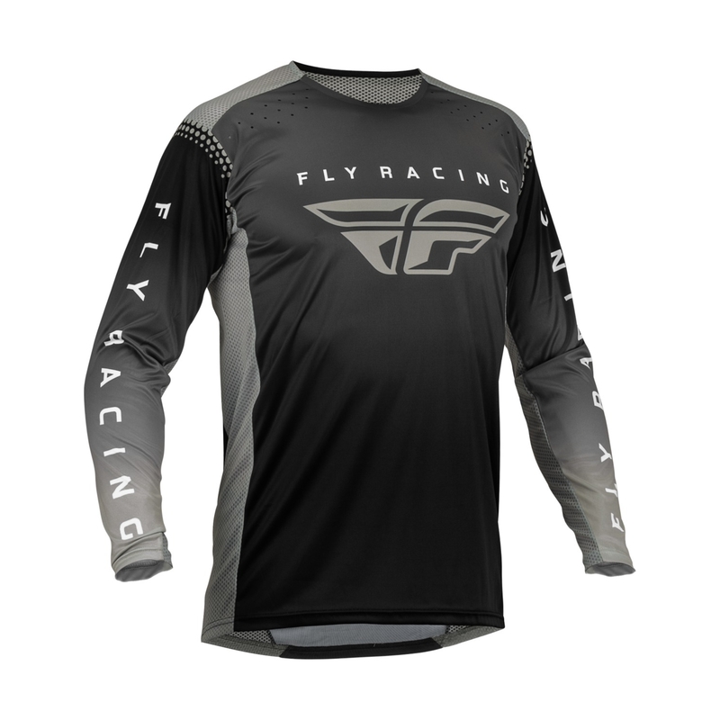 Tricou de motocros FLY Racing Lite 2023 negru-gri