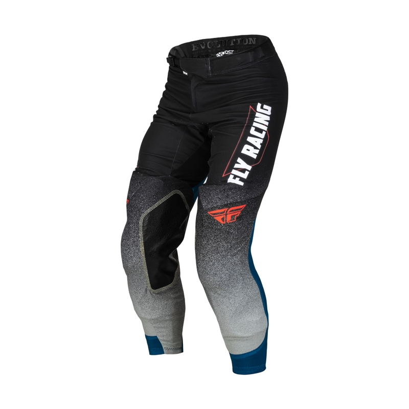Pantaloni de motocros FLY Racing Evolution DST. negru-gri-albastru lichidare