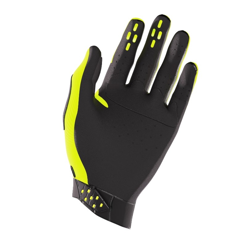 Mănuși de motocros Shot Race negru-fluo galben lichidare