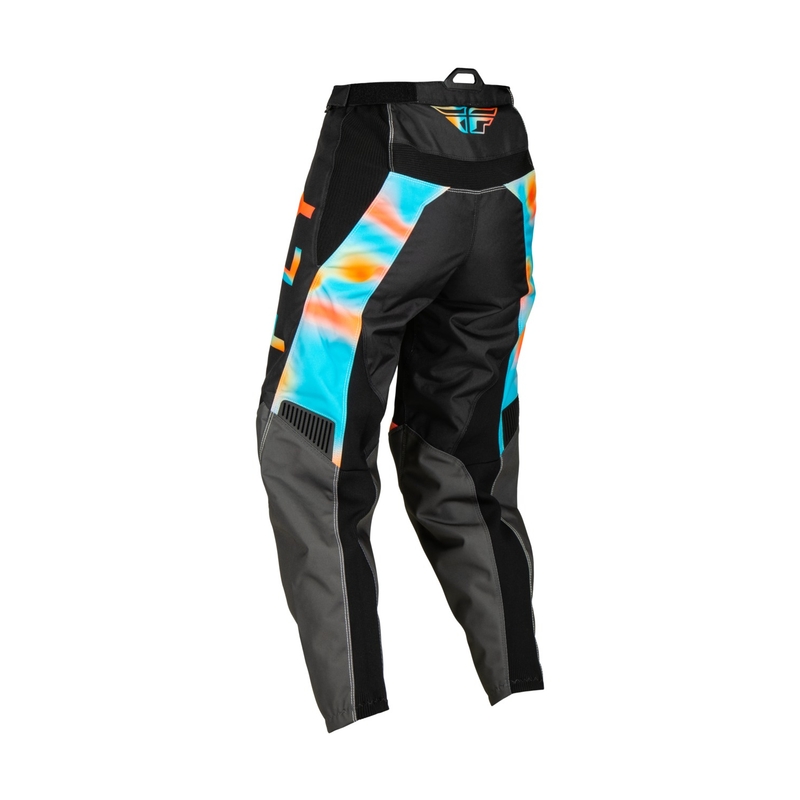 Pantaloni de motocros pentru femei FLY Racing F-16 2023 gri-violet-albastru