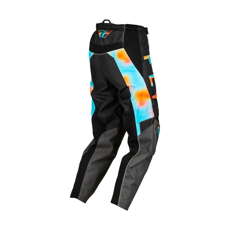 Pantaloni de motocros pentru femei FLY Racing F-16 2023 gri-violet-albastru