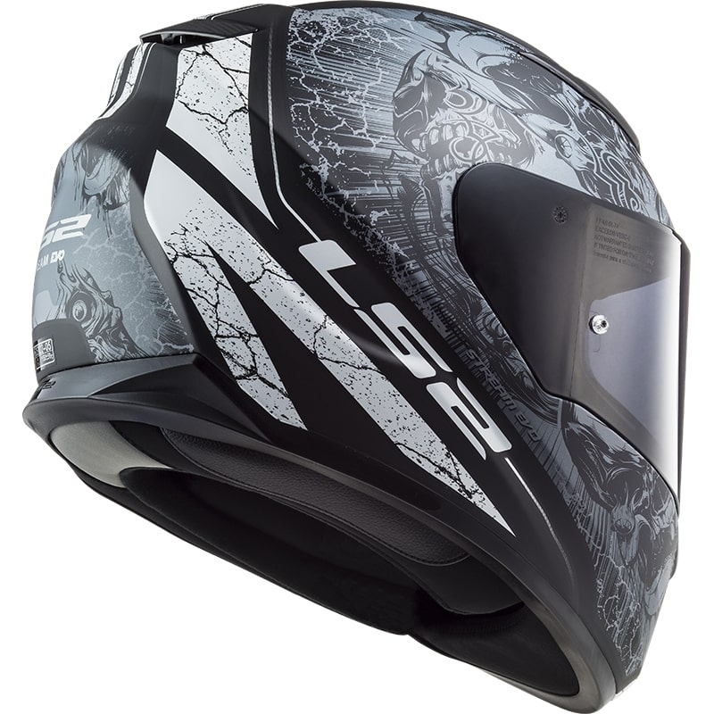 Cască de motocicletă LS2 FF320 Stream EVO Throne negru-titaniu integrală LS2 FF320 Stream EVO Throne