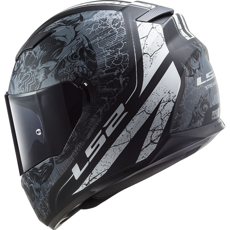 Cască de motocicletă LS2 FF320 Stream EVO Throne negru-titaniu integrală LS2 FF320 Stream EVO Throne