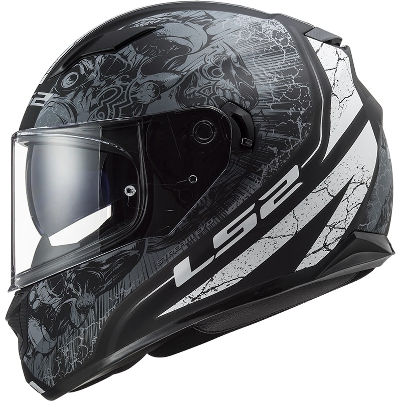 Cască de motocicletă LS2 FF320 Stream EVO Throne negru-titaniu integrală LS2 FF320 Stream EVO Throne