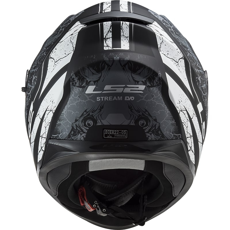 Cască de motocicletă LS2 FF320 Stream EVO Throne negru-titaniu integrală LS2 FF320 Stream EVO Throne