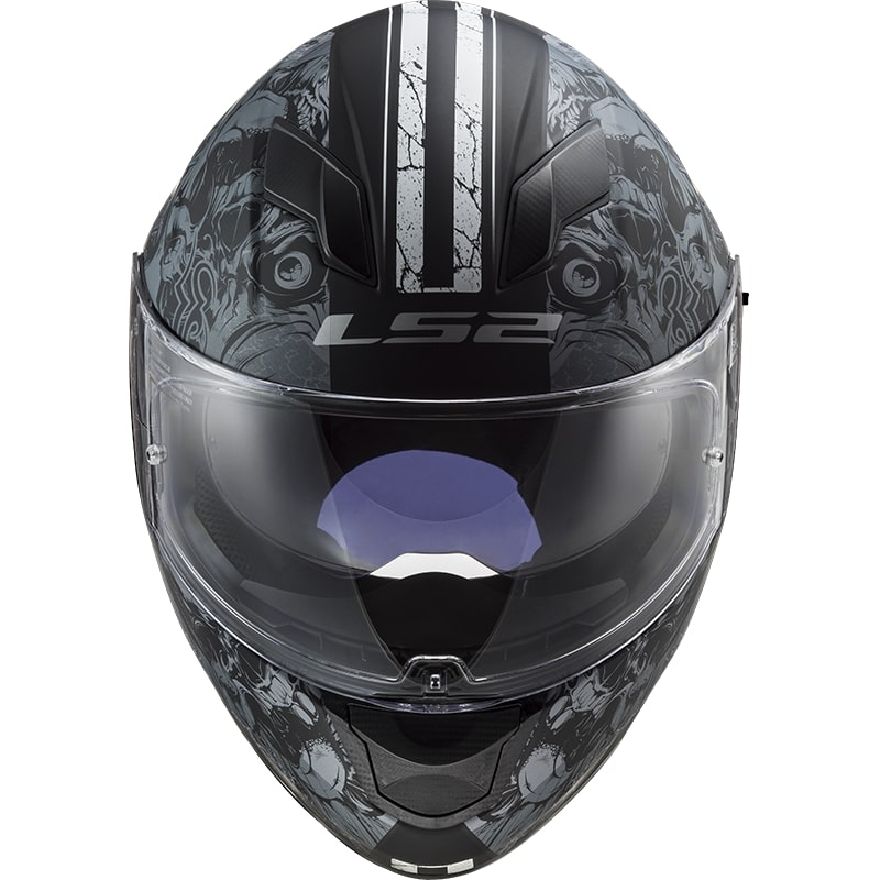 Cască de motocicletă LS2 FF320 Stream EVO Throne negru-titaniu integrală LS2 FF320 Stream EVO Throne