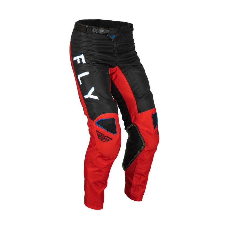 Pantaloni de motocross FLY Racing Kinetic Kore roșu-gri lichidare