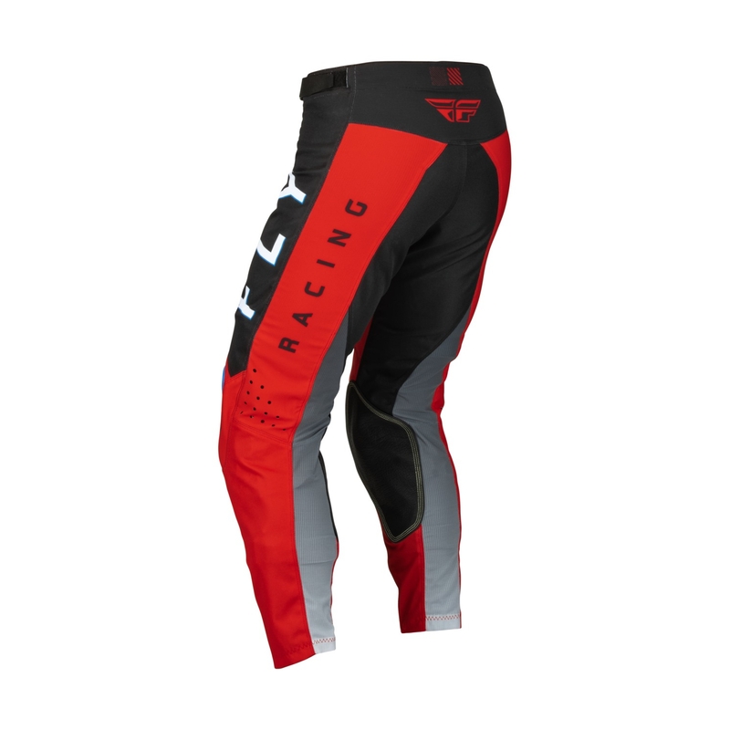 Pantaloni de motocross FLY Racing Kinetic Kore roșu-gri lichidare