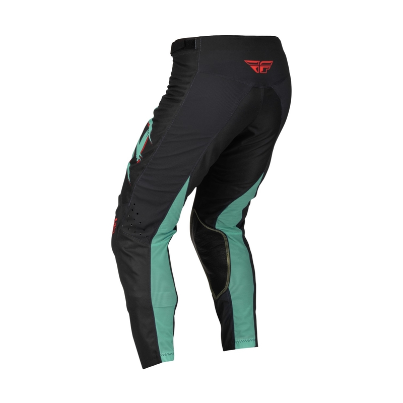 Pantaloni de motocros FLY Racing Kinetic S.E. Rave negru-verde-roșu lichidare
