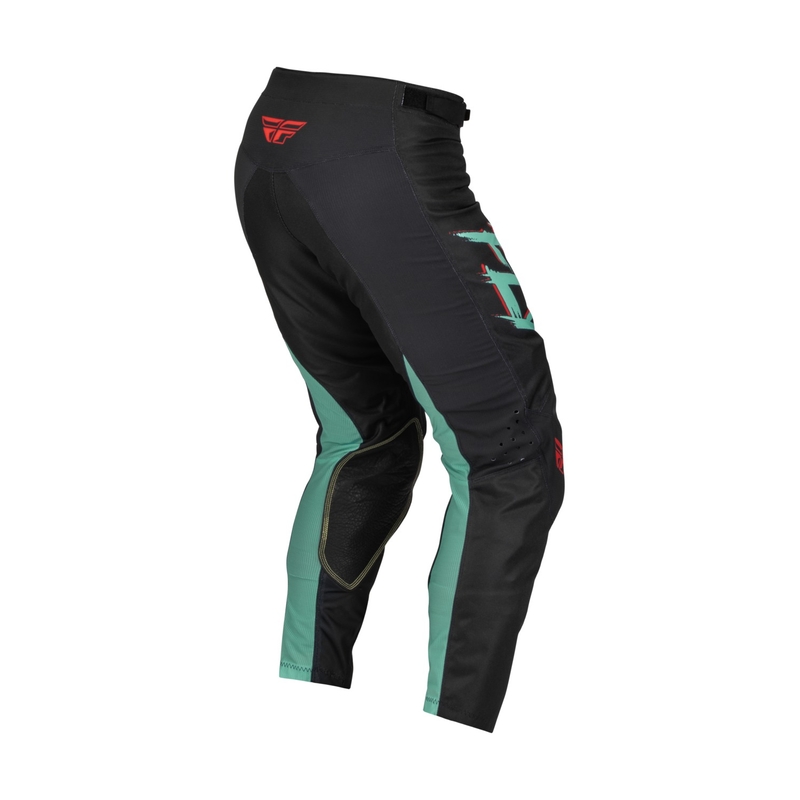 Pantaloni de motocros FLY Racing Kinetic S.E. Rave negru-verde-roșu lichidare