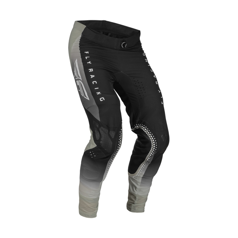 Pantaloni de motocros FLY Racing Lite 2023 negru-gri lichidare