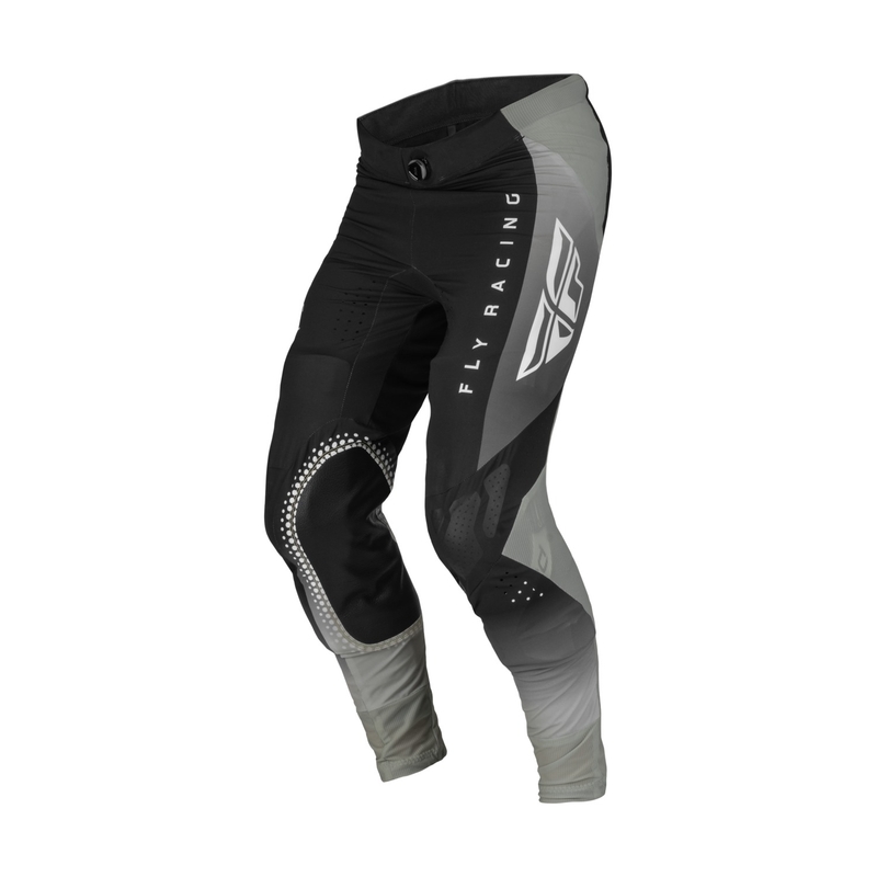 Pantaloni de motocros FLY Racing Lite 2023 negru-gri lichidare