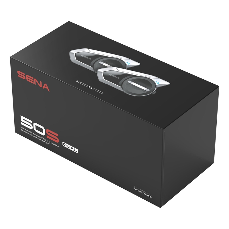 Set de 2 căști Bluetooth Intercom handsfree SENA 50S