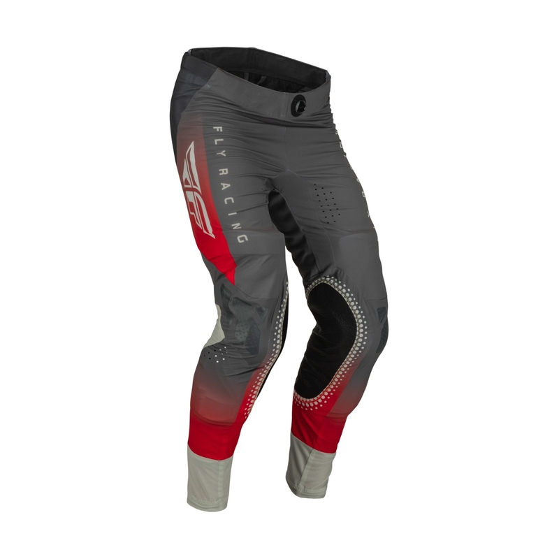Pantaloni de motocros FLY Racing Lite 2023 roșu-gri lichidare