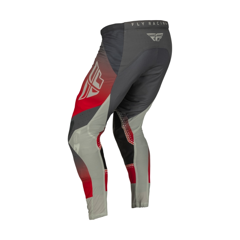Pantaloni de motocros FLY Racing Lite 2023 roșu-gri lichidare