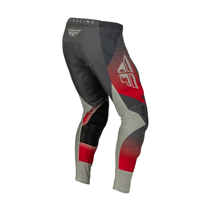 Pantaloni de motocros FLY Racing Lite 2023 roșu-gri lichidare