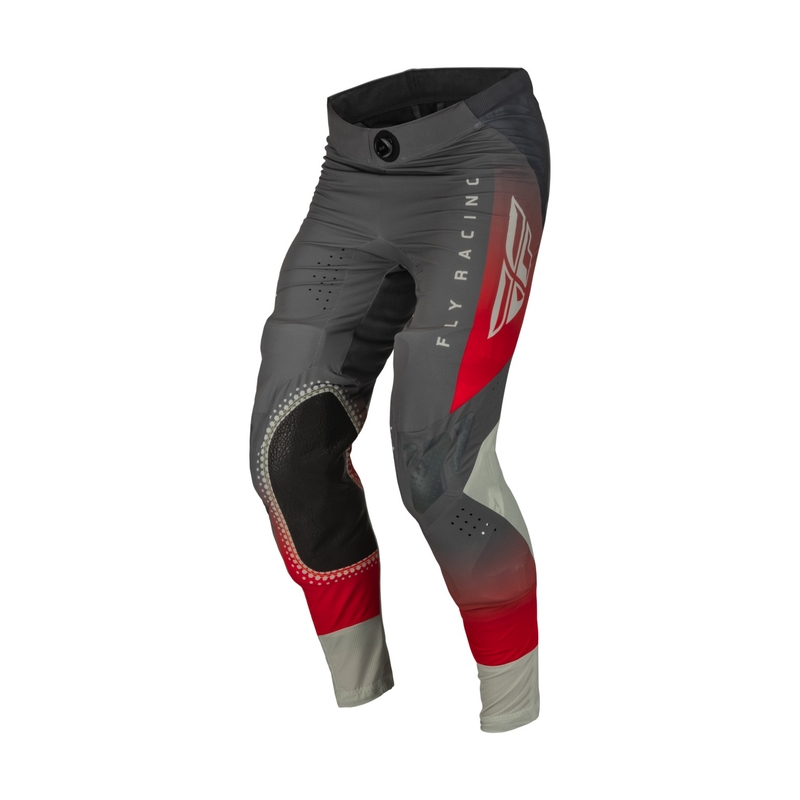 Pantaloni de motocros FLY Racing Lite 2023 roșu-gri lichidare