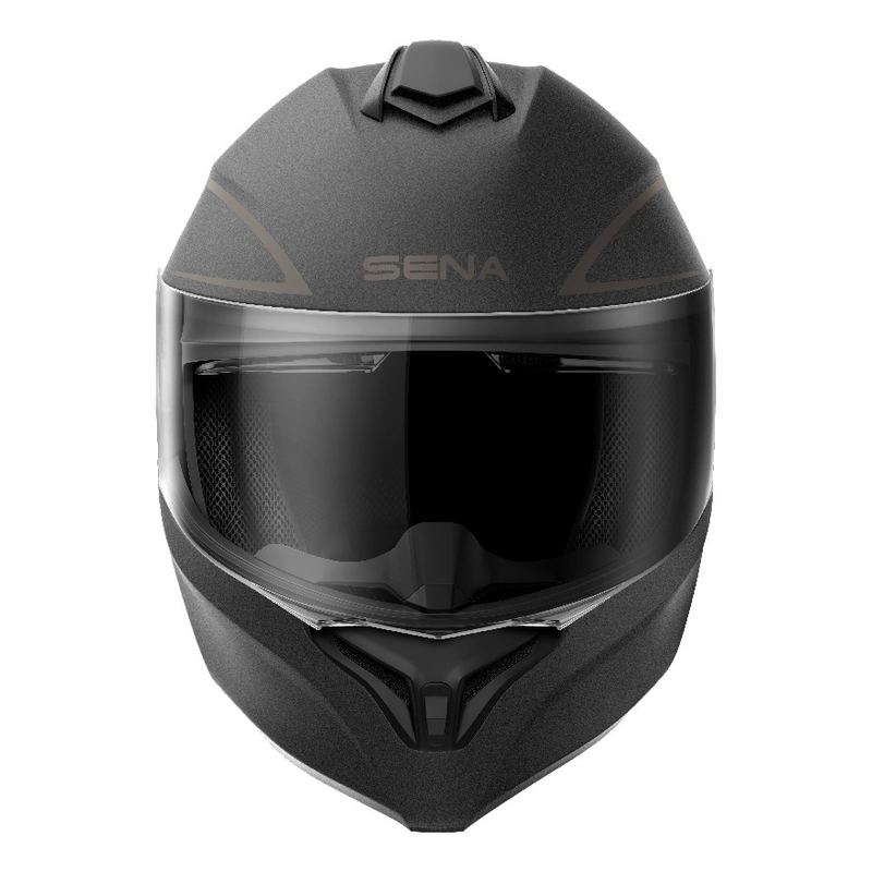 Cască cu cască de protecție SENA Outrush R negru mat