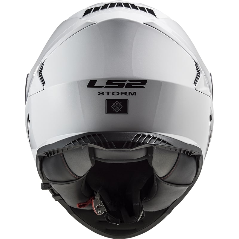 Cască de motocicletă LS2 FF800 Storm Solid White Integral pentru motociclete