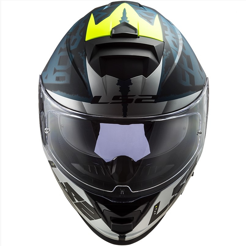 LS2 FF800 Storm Sprinter LS2 FF800 Storm Sprinter cască de motocicletă integrală negru-argintiu-albastru