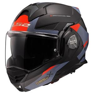 LS2 FF901 Advant X Oblivion negru-albastru-roșu cască de motocicletă flip-up LS2 FF901 Advant X Oblivion