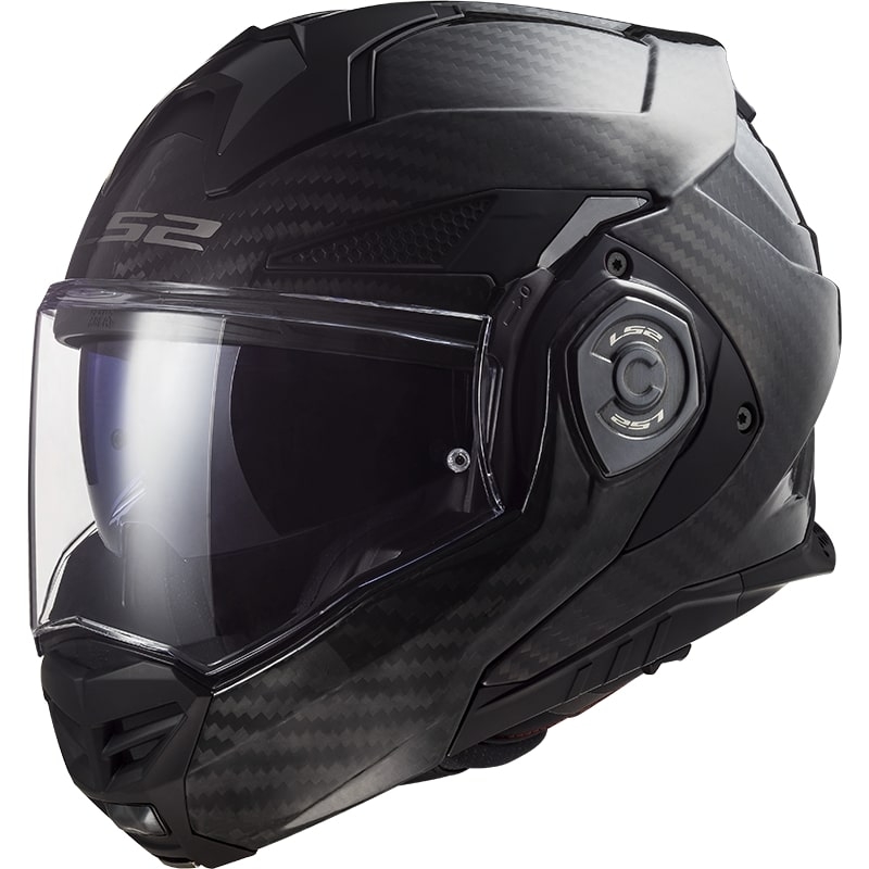 Cască de motocicletă pliabilă LS2 FF901 Advant X Solid Carbon negru