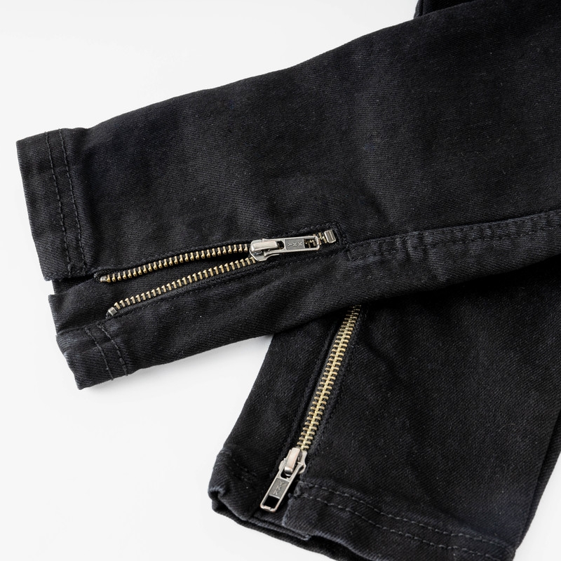 Blugi pentru femei Rebelhorn Ash Black Motorcycle Jeans lichidare