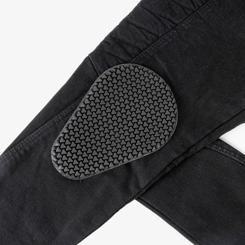 Blugi pentru femei Rebelhorn Ash Black Motorcycle Jeans lichidare