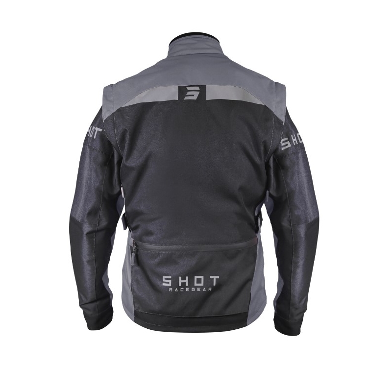 Geacă de motocicletă Shot Racetech negru-gri