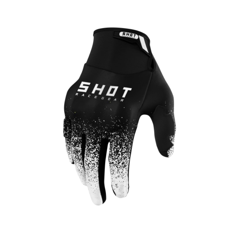 Mănuși de motocros Shot Drift Edge 2.0 negru și alb