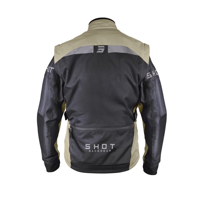 Geaca de motocicletă Shot Racetech negru și maro lichidare