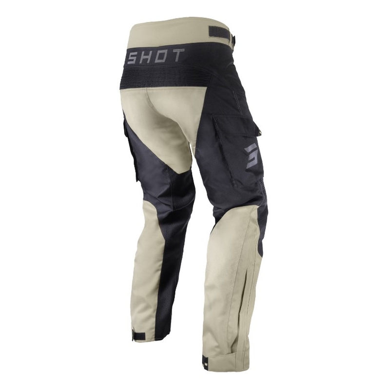 Shot Racetech pantaloni de motocicletă negru și bej lichidare